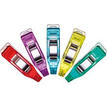 Clover Mini Wonder Clips Assorted Colors - 50 Pack