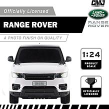 CMJ RC Cars: Range Rover - White, RC Radio SUV Vehicle