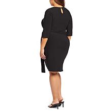 Coldesina Joanna Dress, Plus Sizes - Black