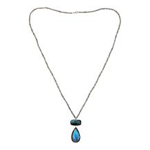 Colleen Lopez 34" Labradorite Beaded Drop Necklace