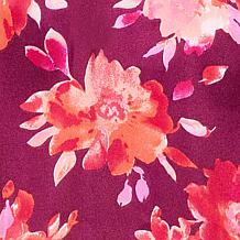 Colleen Lopez Button-Down Printed Satin Shirt