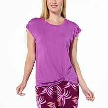 Colleen Lopez Cap Sleeve Side Knot Tee