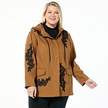 Colleen Lopez Embroidered Anorak Jacket