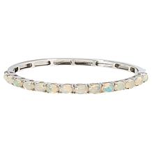 Radiance by Absolute™ 0.94ctw Pavé Bar Beaded Stretch Bracelet