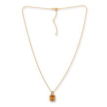 Colleen Lopez Gemstone and Sapphire Pendant with 18" Chain