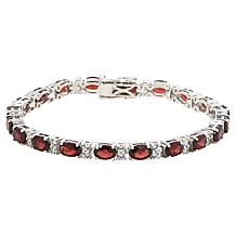 Colleen Lopez, Glowing Places Orange Opal Sterling Silver Tennis Bracelet, 7-1/4 buy