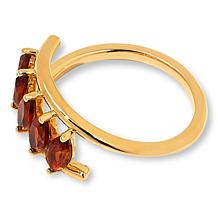 Colleen Lopez Marquise-Cut Multigemstone Bypass Band Ring