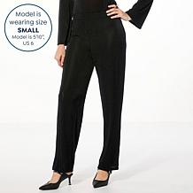 Colleen Lopez Metallic Knit Pull-On Pant