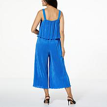 Colleen Lopez Pleated Woven Jumpsuit 