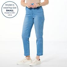 Colleen Lopez Pull-On Slim Leg Denim Pant