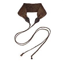 Colleen Lopez Rafffia Obi Belt 