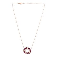 Colleen Lopez "Shades of Pink" Gemstone Necklace