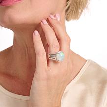 Colleen Lopez Sterling Silver Ethiopian Opal and Gemstone Ring