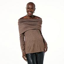 Colleen Lopez Super Soft Convertible Shimmer Sweater