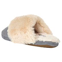 Comfort Code Microsuede Faux Fur Scuff Slipper