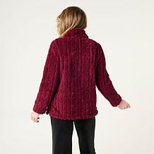 Comfort Code Sculpted Plush Half Zip Mock Neck Pullover