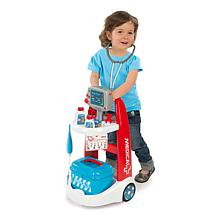 Complete Toy Medical Trolley with Accessories and Electronic Module