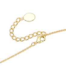 Connie Craig Carroll Jewelry 18mm Doublet Gemstone Pendant with Chain