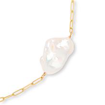 Connie Craig Carroll Jewelry Baroque Cultured Pearl Station Necklace