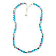 Connie Craig Carroll Jewelry Bristol 40" Gemstone Bead Necklace