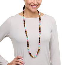 Connie Craig Carroll Jewelry Bristol 40" Gemstone Bead Necklace