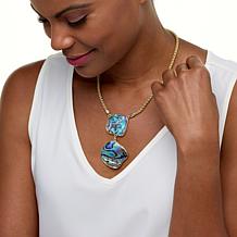 Connie Craig Carroll Jewelry Isla 18" Shell Drop Necklace