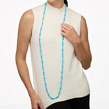 Connie Craig Carroll Jewelry Landon 60" Gemstone Beaded Necklace