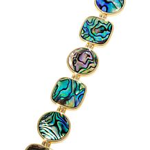 Connie Craig Carroll Jewelry Molly Abalone Station Bracelet