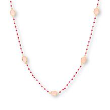 Collana Connie Craig Carroll - Perle Barocche E Tormalina Multicolore, 22 Pollici, Nuova