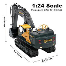 Contixo CV2 Remote Control 1:24 Scale 17 Channels Excavator 