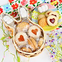 Cookies Con Amore 2pk 1lb. Cookie-Filled Bunny Baskets