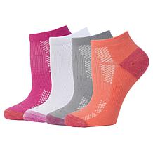 Copper Life 4-pack Medium-Compression EcoWick Ankle Socks