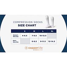 Copper Life 4-pack SnugStay Ankle Socks