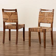 Cordoba Mahogany & Seagrass Dining Chair