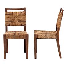 Cordoba Mahogany & Seagrass Dining Chair