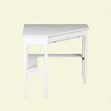 Corner Computer Desk - White