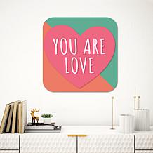 Courtside Market 12" x 12" You are Love Candy Hearts ArtBoard
