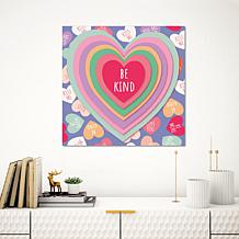 Courtside Market Be Kind 30x30 Canvas Wall Art