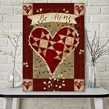 Courtside Market Be Mine Flag 18x26 Canvas Wall Art