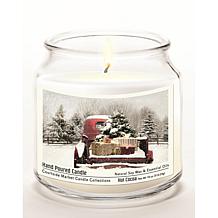 Courtside Market Candle w/ Essential Oils + Lid - Red Christmas Truck
