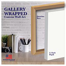 Courtside Market Canvas Wall Art - Peppermint Cocoa, 16" X 16"