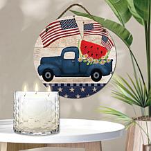 Courtside Market Celebrate 250 13.5oz Citronella Candle & Artboard Set