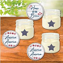 Courtside Market Celebrate 250 Brave 4 oz Citronella Candle Set