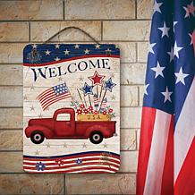 Courtside Market Celebrate 250 Fireworks 12x16" Artboard with Twine