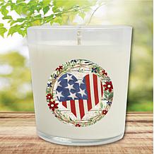 Courtside Market Celebrate 250 Heart Wreath 10 oz Citronella Candle