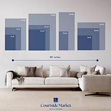 Courtside Market Celebrate 250 Spring House View 12x24 Framed Canvas