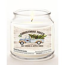 Courtside Market Christmas Trees Infused Wax Candle with Lid 