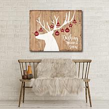 Courtside Market Dashing Through The Snow 20x24 Canvas Wall Art
