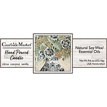 Courtside Market Feeling Blue I Circular Candle Glass - 9.6 oz.