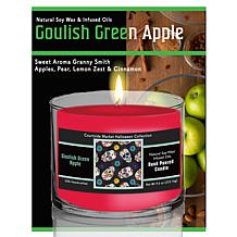 Courtside Market Halloween Day of the Dead Green Apple Soy Wax Candle